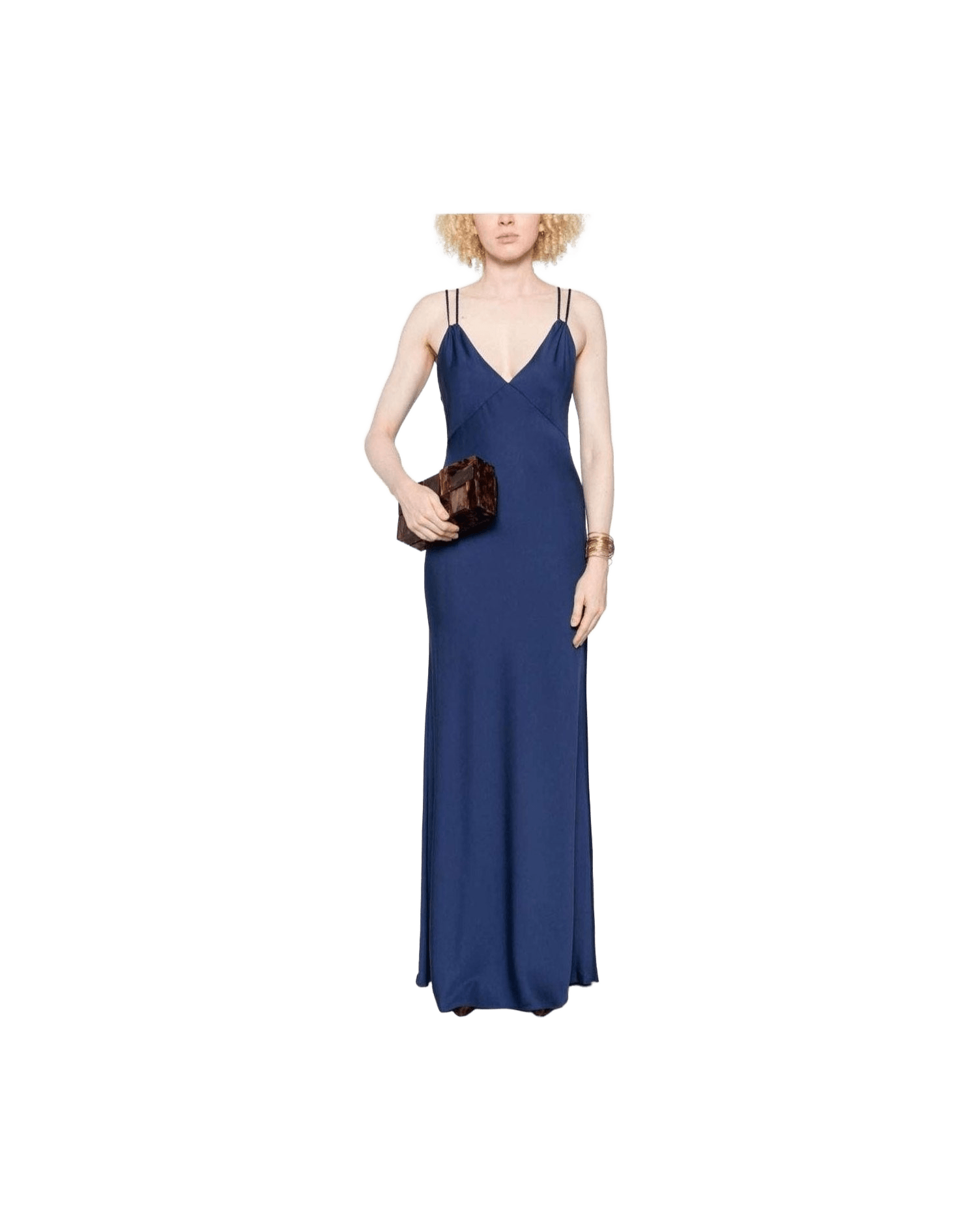 Alice + Olivia Blue Dress Glam Steals