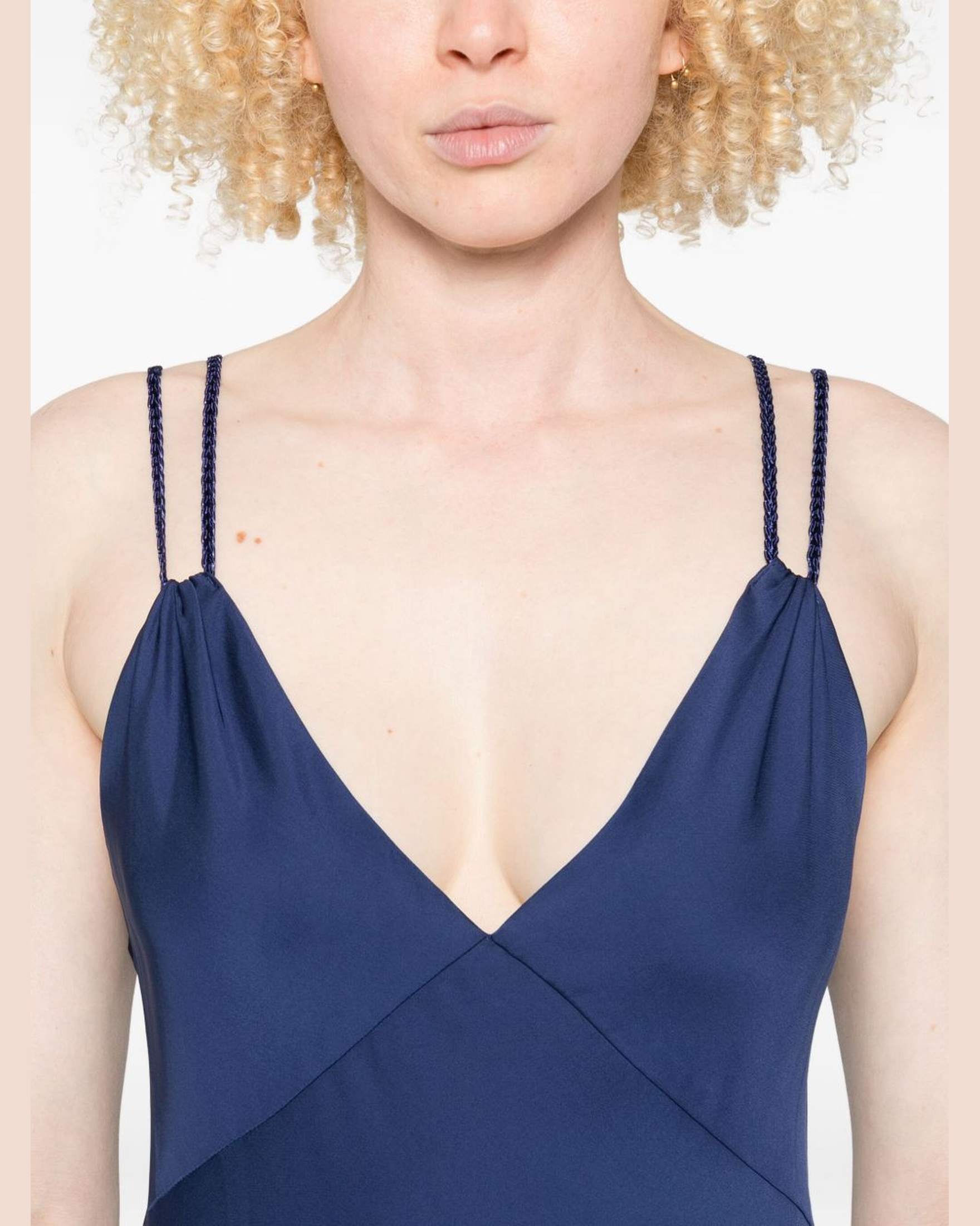 Alice + Olivia Blue Dress Glam Steals