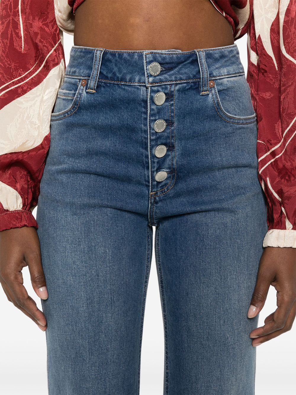 Alice + Olivia Blue Jeans Glam Steals