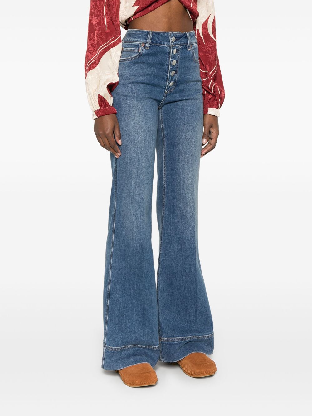 Alice + Olivia Blue Jeans Glam Steals