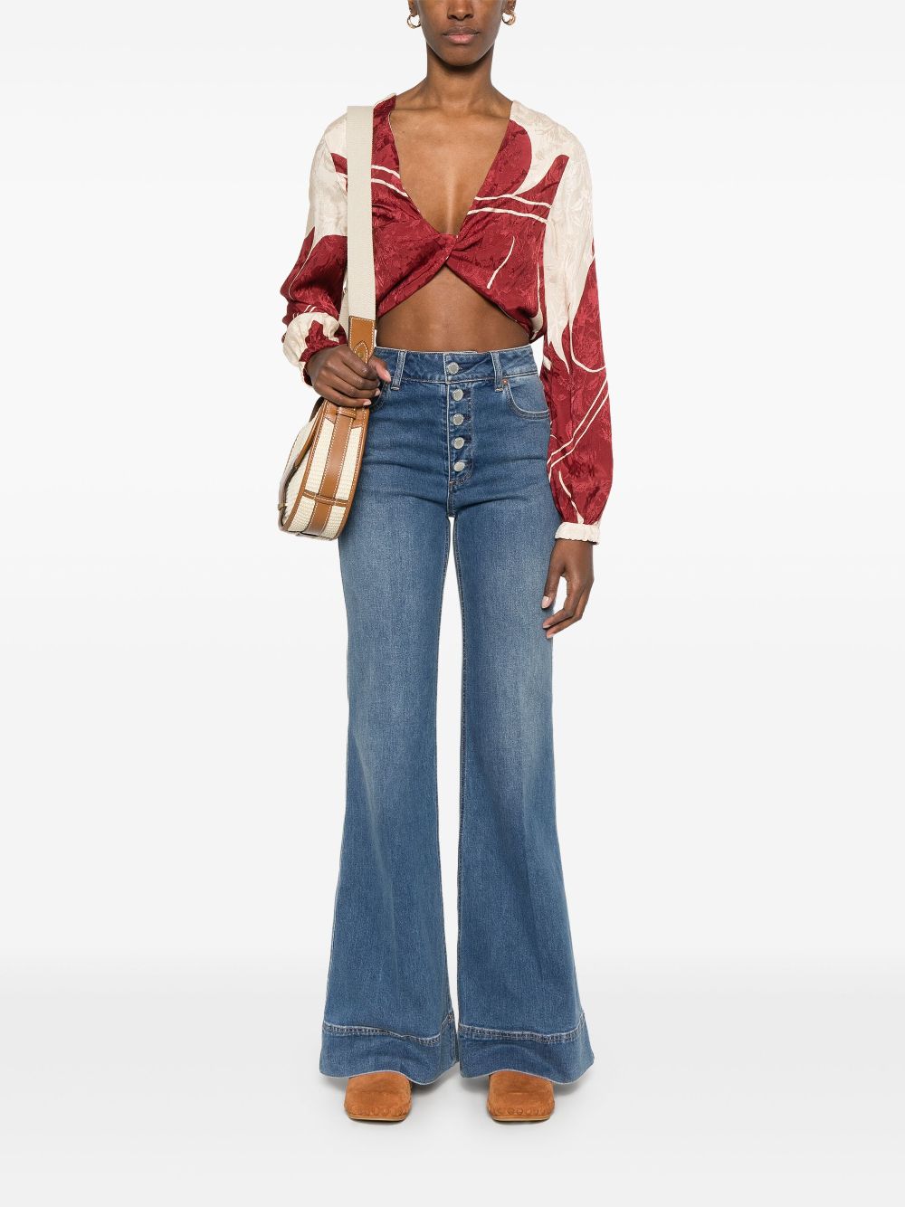 Alice + Olivia Blue Jeans Glam Steals