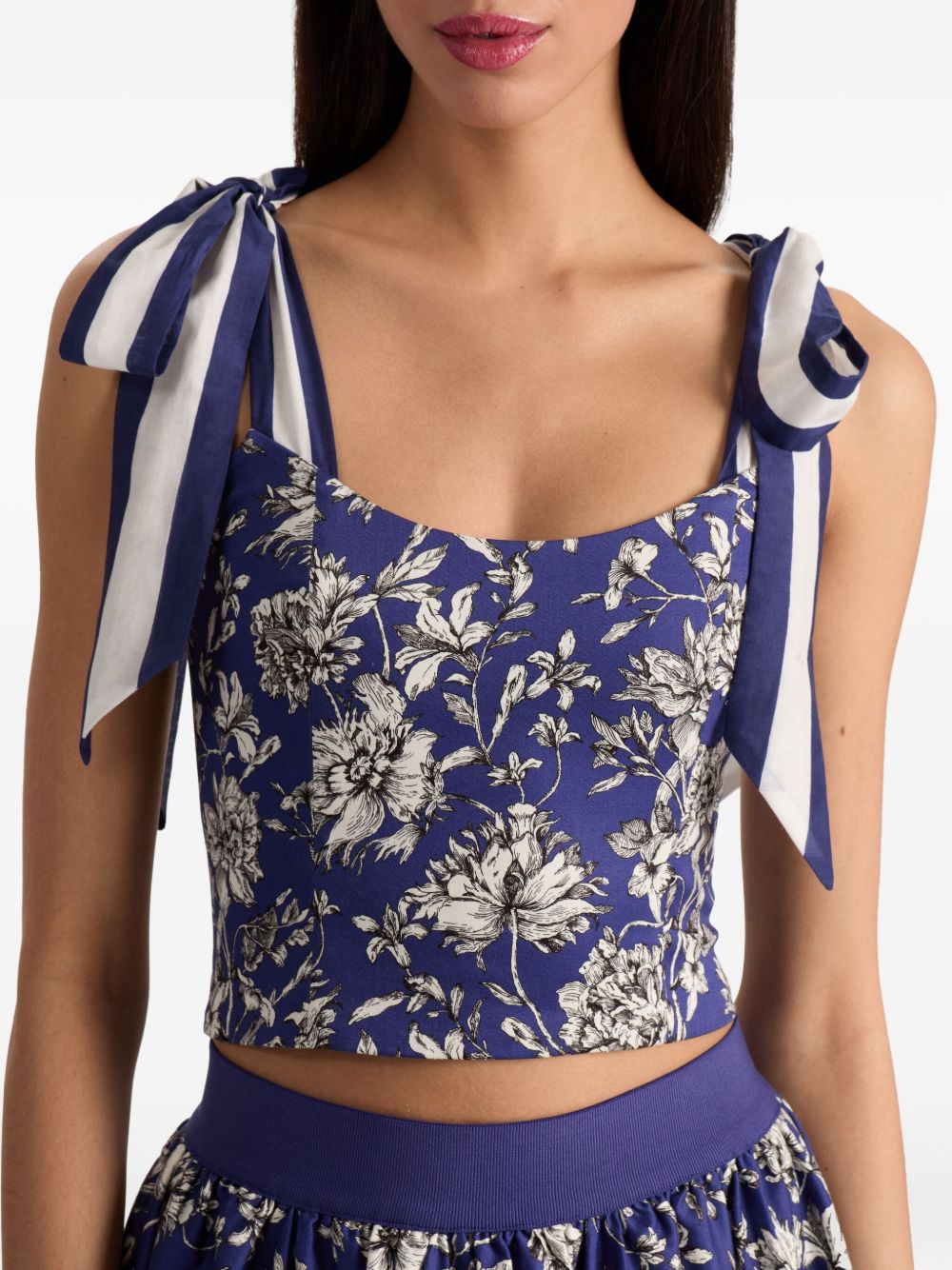 Alice + Olivia Blue Top Glam Steals