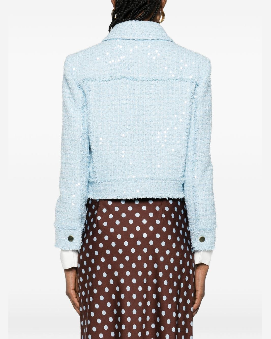Alice + Olivia Clear Blue Coat Jackets