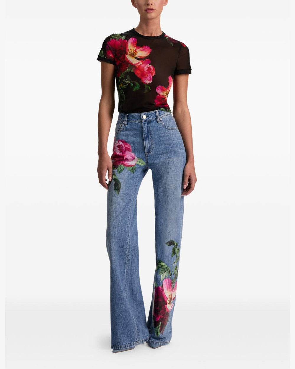 Alice + Olivia Clear Blue Jeans Glam Steals