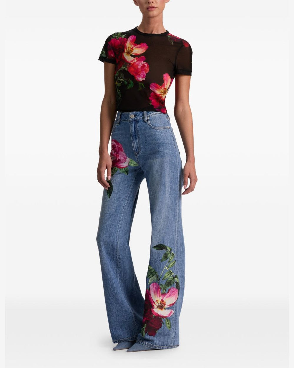 Alice + Olivia Clear Blue Jeans Glam Steals