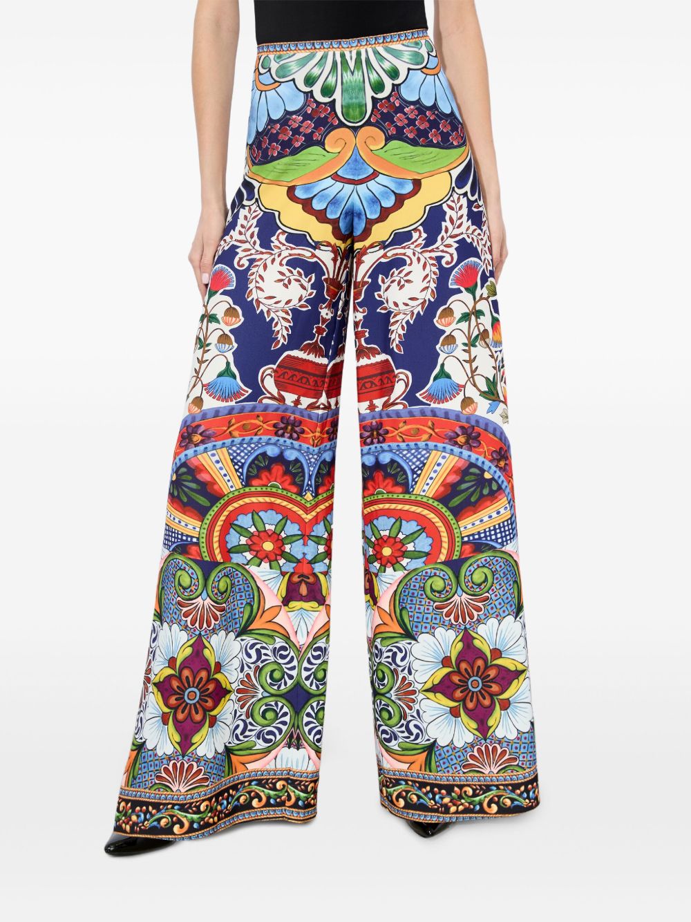 Alice + Olivia Printed Trouser Glam Steals