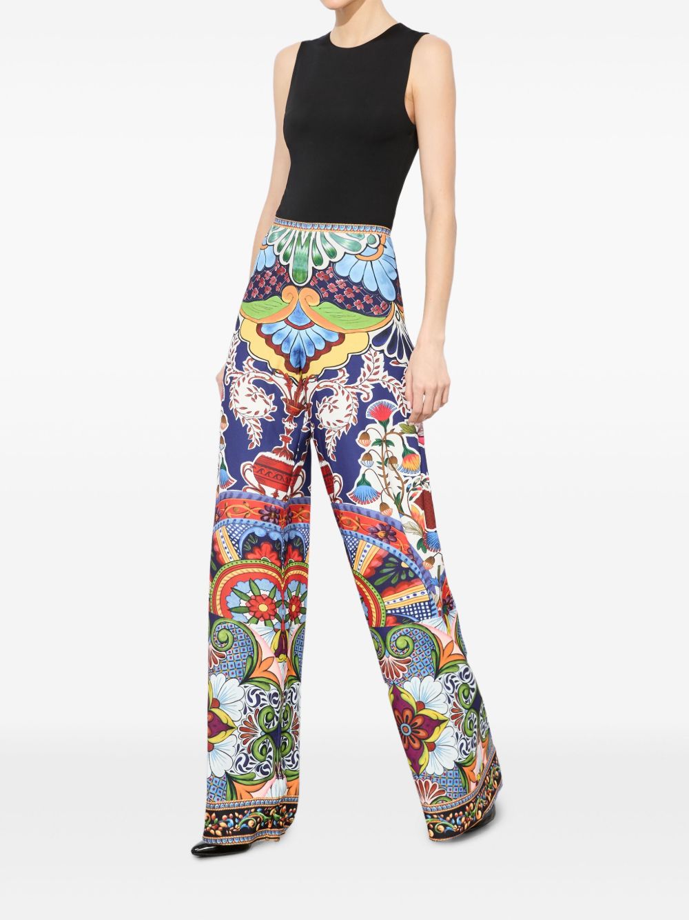 Alice + Olivia Printed Trouser Glam Steals