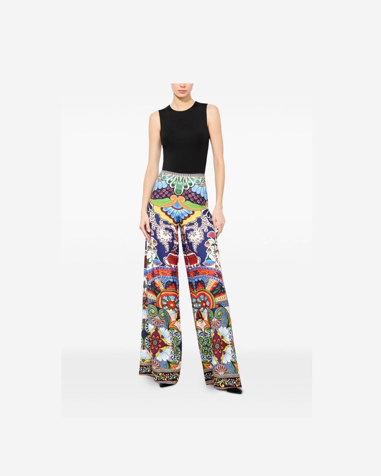 Alice + Olivia Printed Trouser Glam Steals