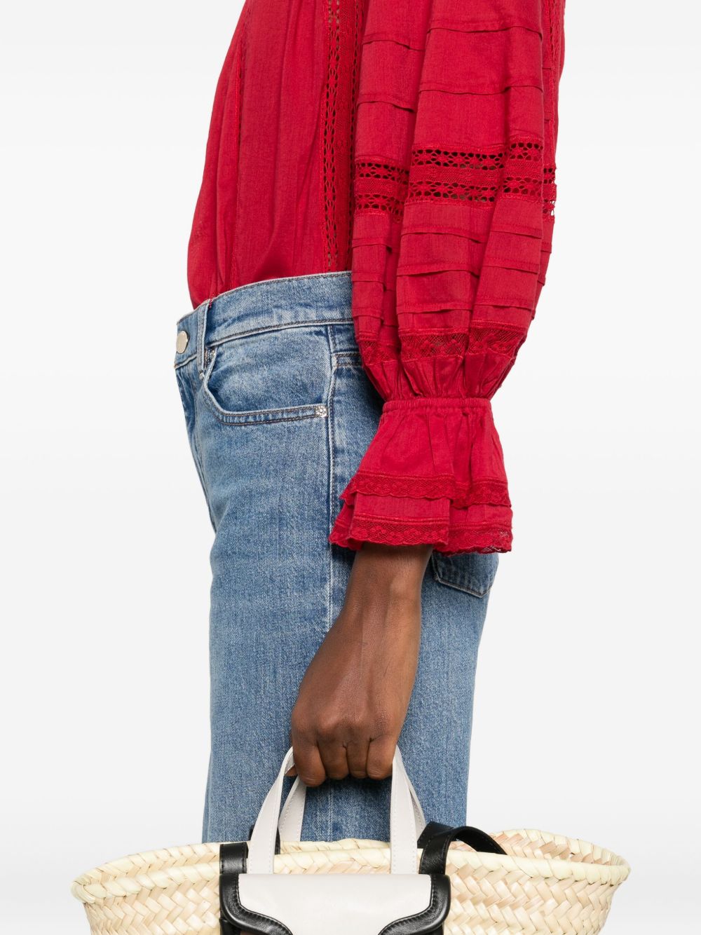 Alice + Olivia Red Shirt Glam Steals