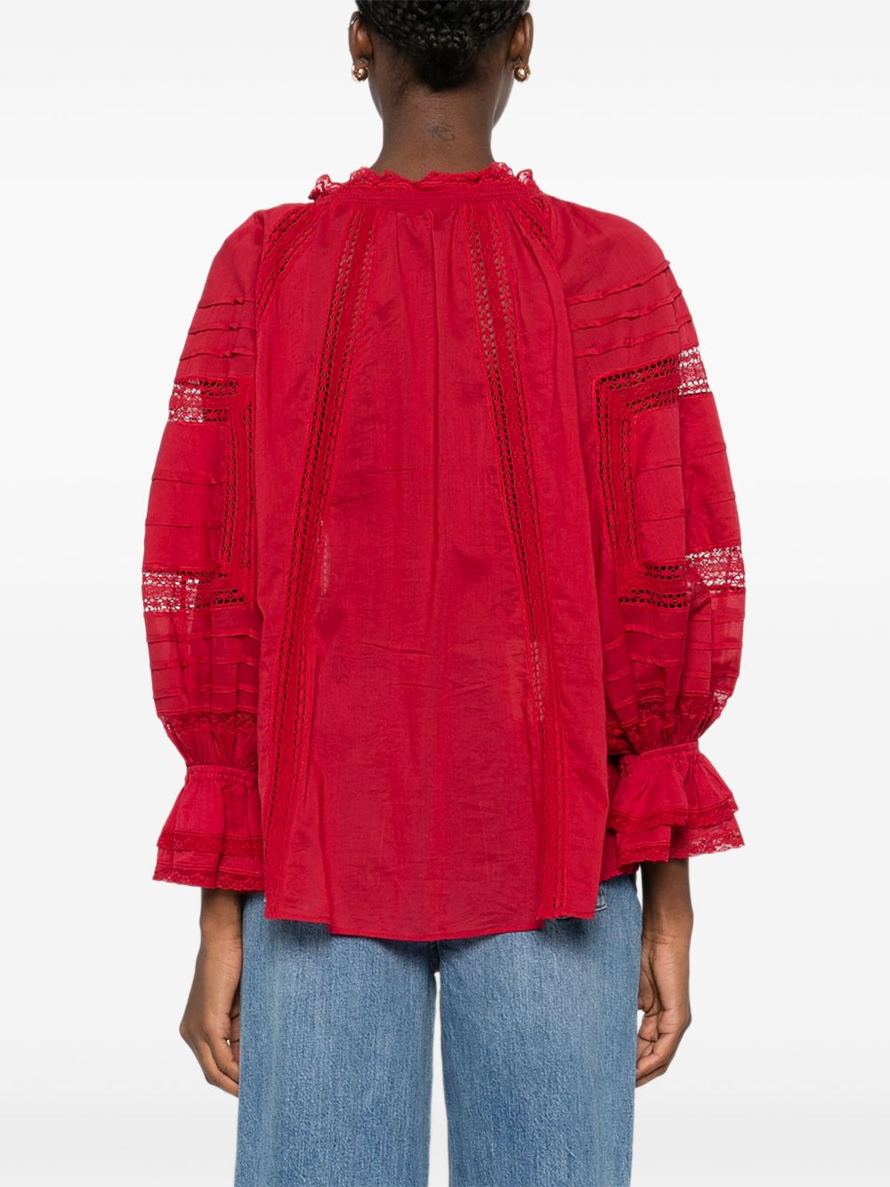 Alice + Olivia Red Shirt Glam Steals