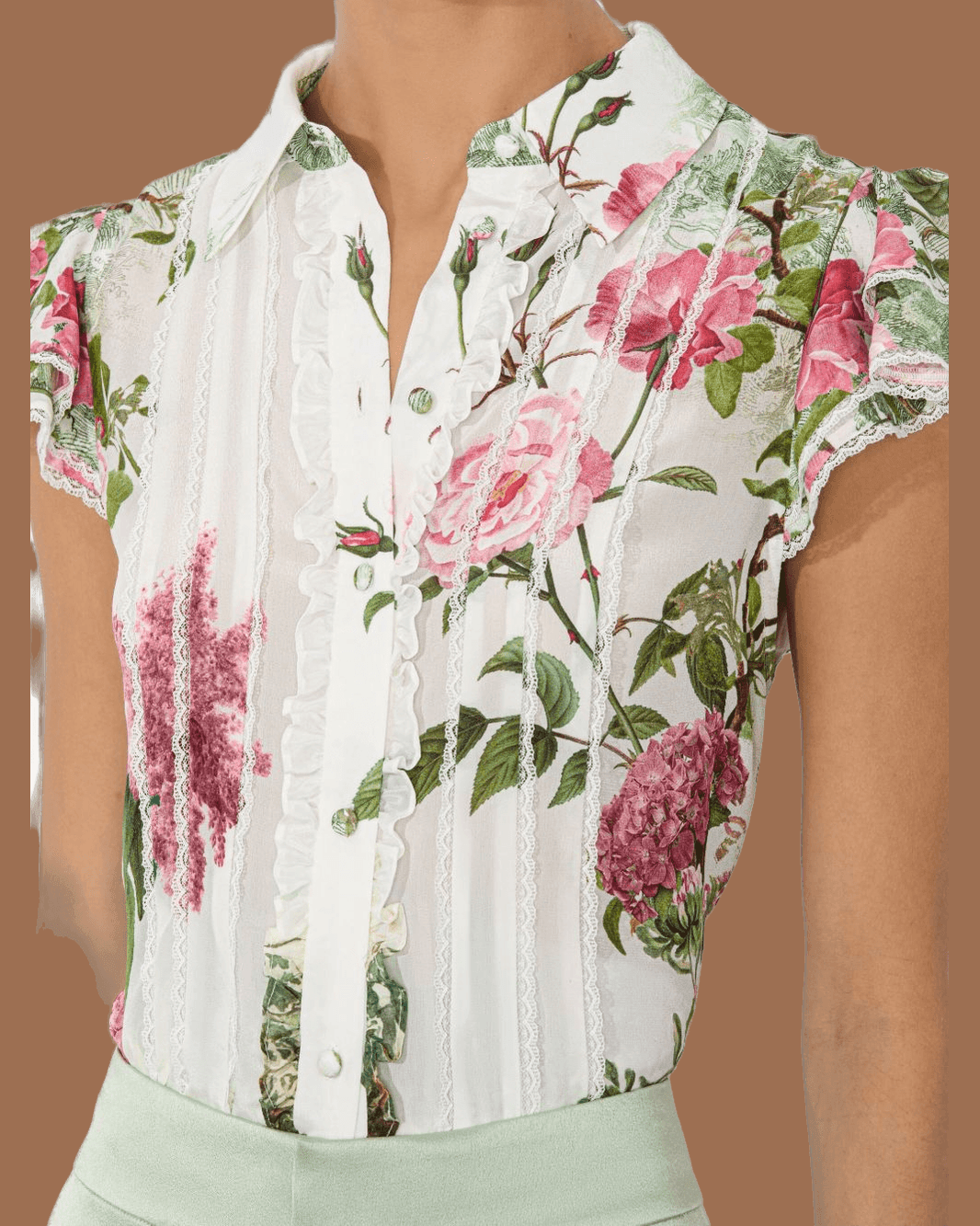 Alice + Olivia Multicolour Shirt Glam Steals