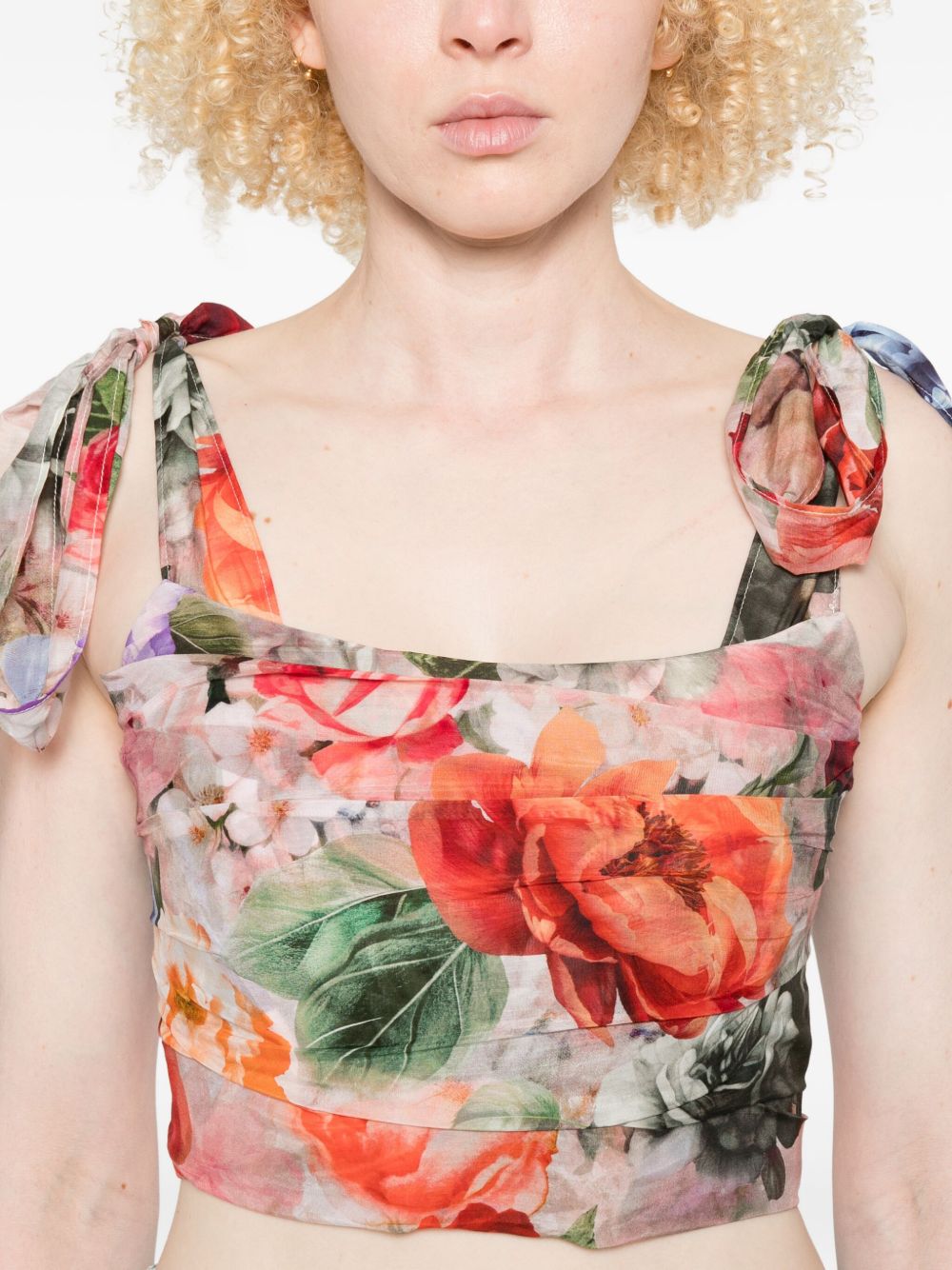 Alice + Olivia Top Multicolour Glam Steals