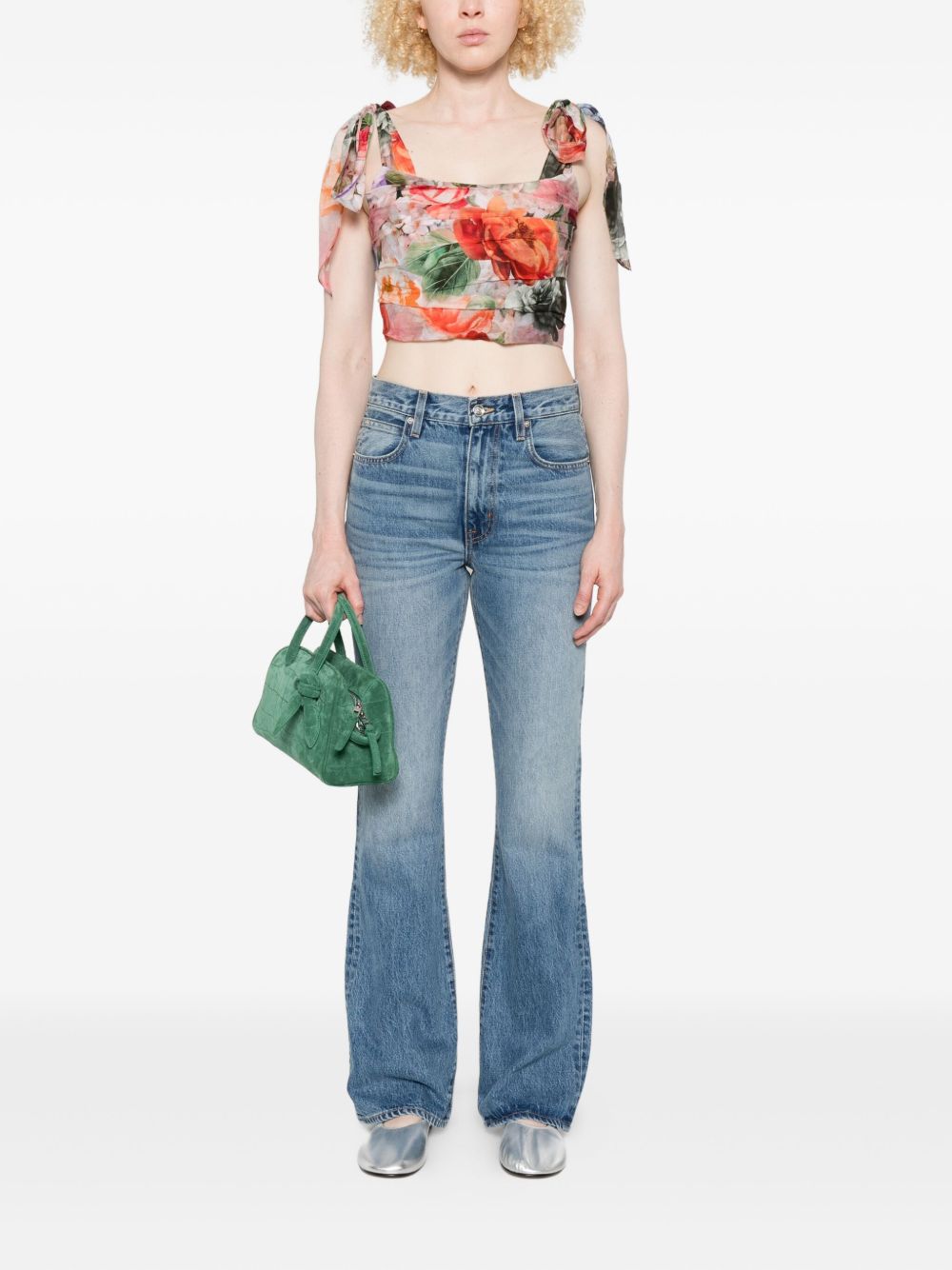 Alice + Olivia Top Multicolour Glam Steals