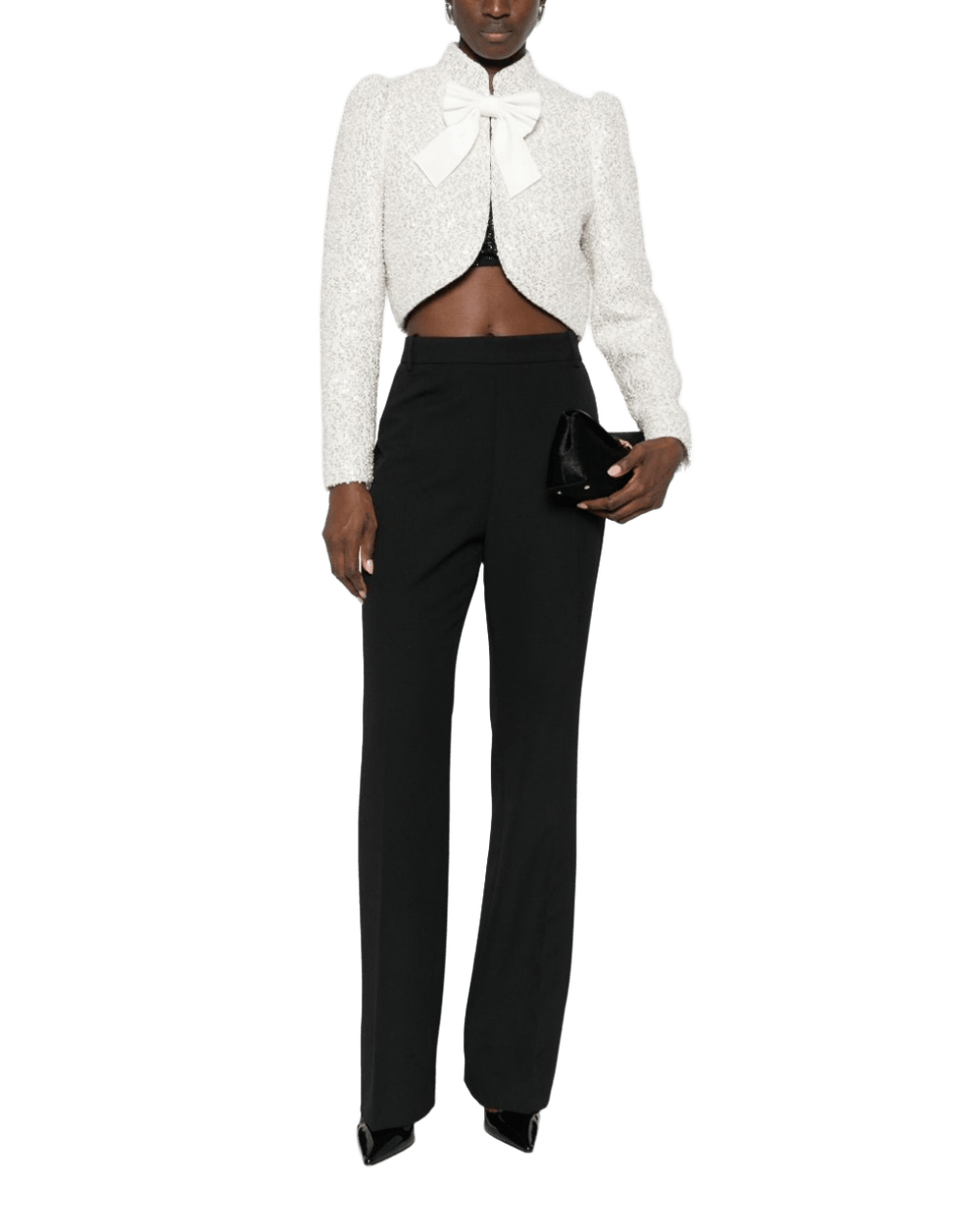 Alice + Olivia White Jacket Glam Steals