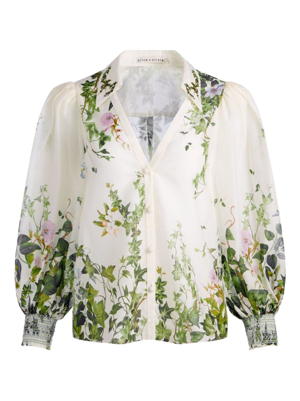 Alice + Olivia White Shirt Glam Steals