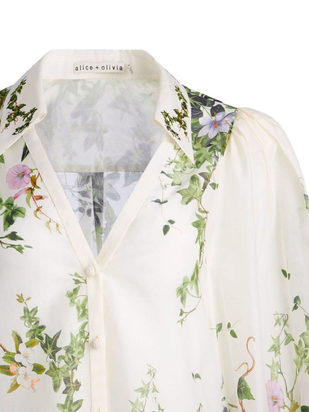Alice + Olivia White Shirt Glam Steals