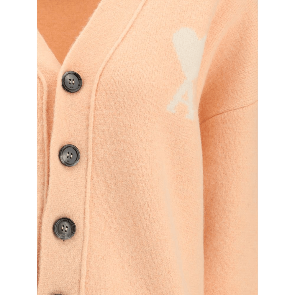 Ami Paris Alpaca De Coeur Cardigan Glam Steals