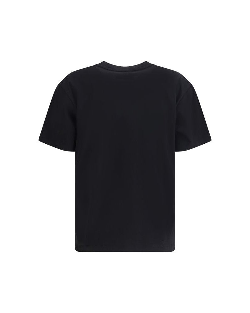 Ami Paris Black Cotton T-shirt Glam Steals
