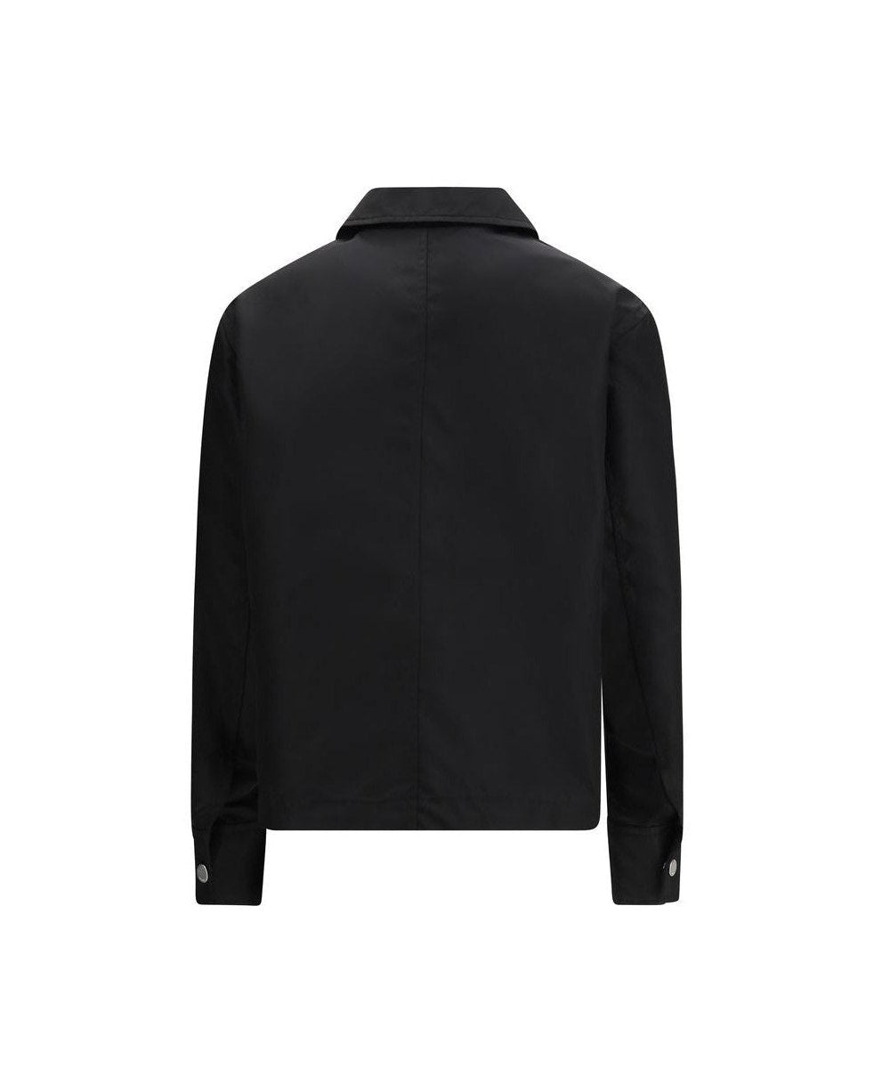 Ami Paris Black Polyamide Shell Jacket Glam Steals