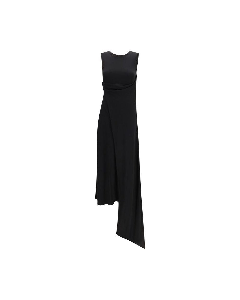 Ami Paris Black Viscose Casual Dress