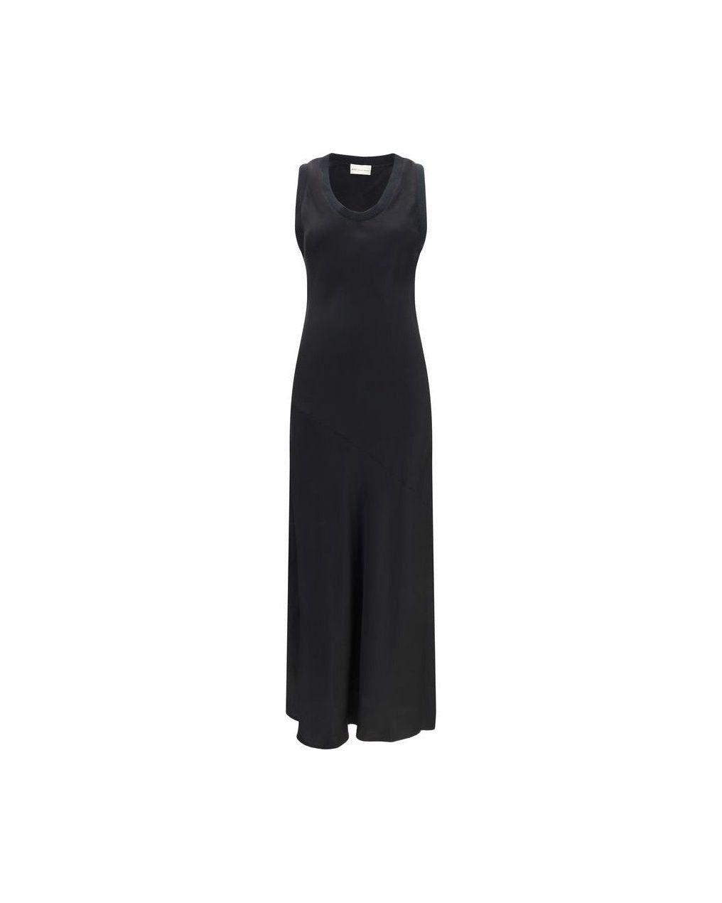 Ami Paris Black Viscose Dress Glam Steals