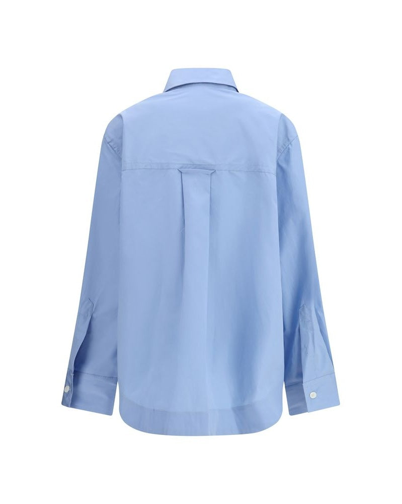 Ami Paris Blue Cotton Dress Shirt