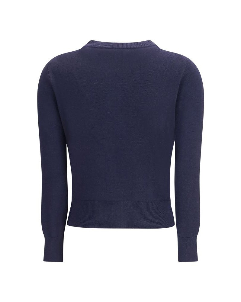 Ami Paris Blue Wool Cardigan Glam Steals