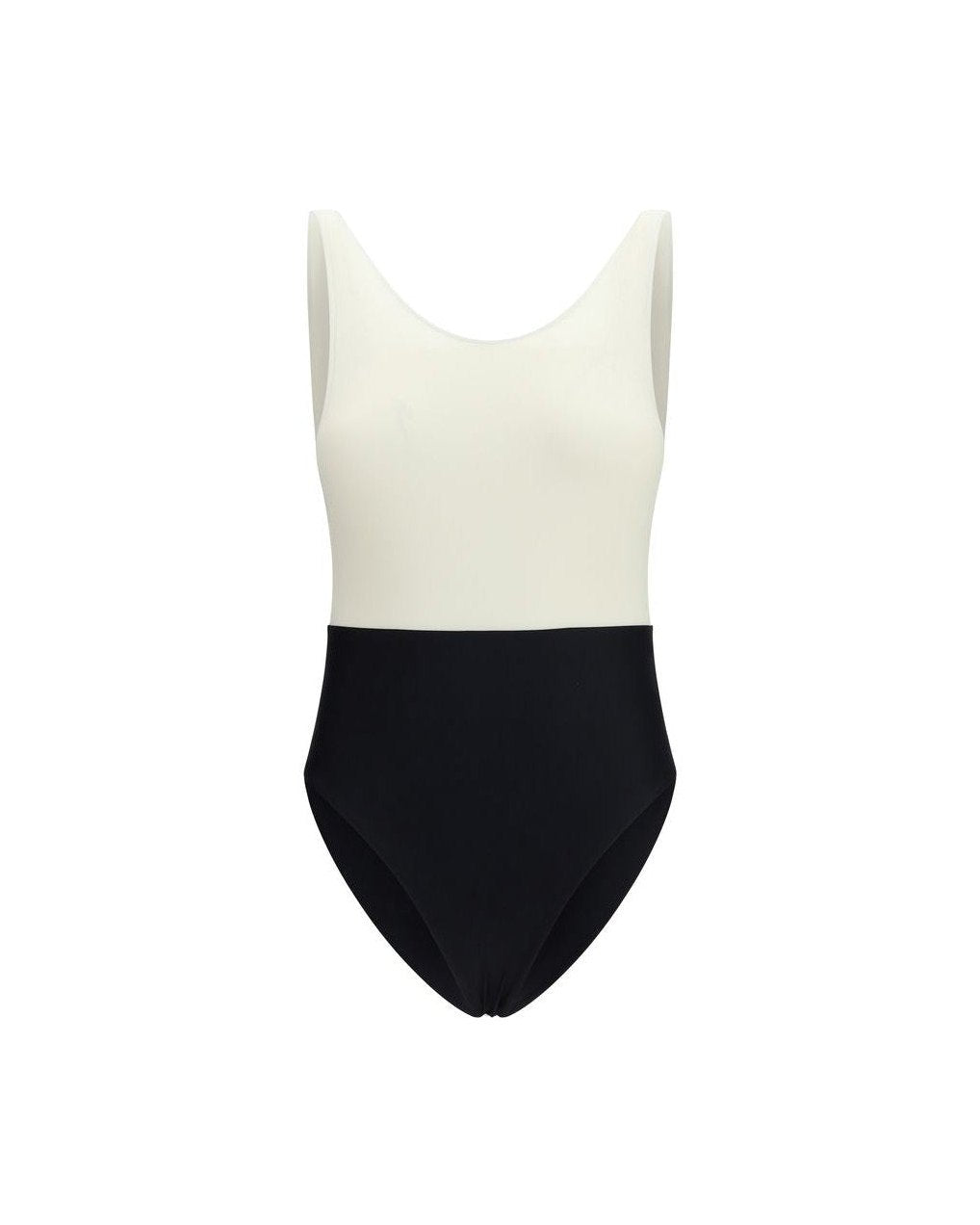 Ami Paris Polyamide One Piece Swimsuit