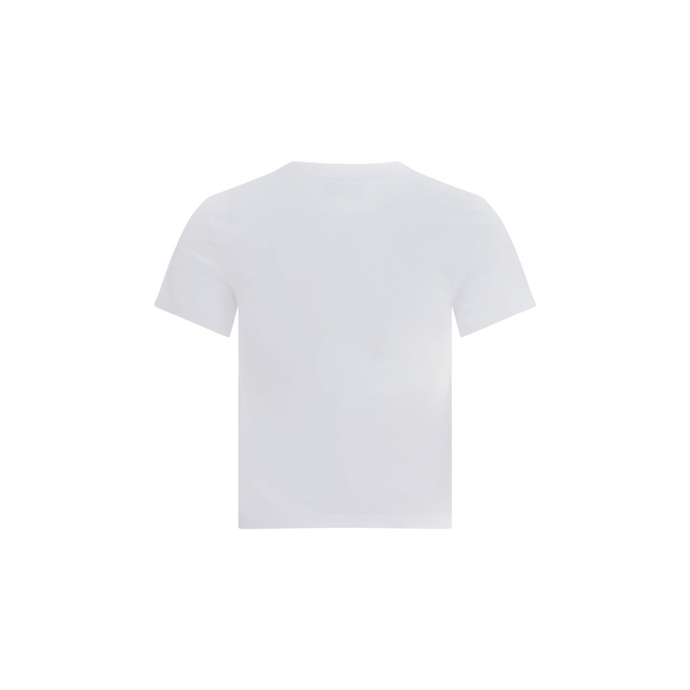 Ami Paris White Cotton T-shirt Glam Steals