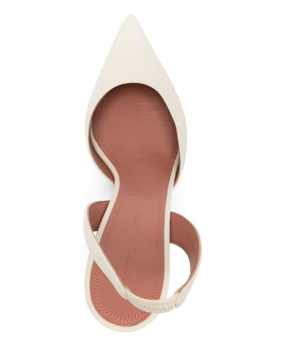 Amina Muaddi Beige Heel Glam Steals