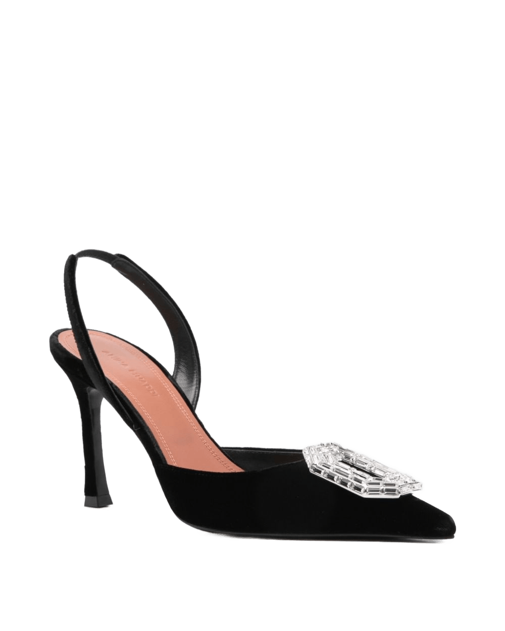 Amina Muaddi Black Heel Glam Steals