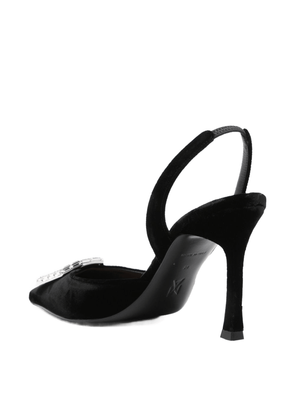 Amina Muaddi Black Heel Glam Steals