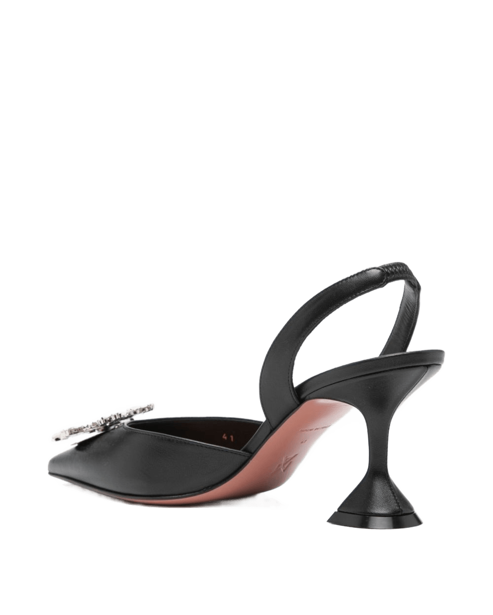 Amina Muaddi Black Heel Glam Steals