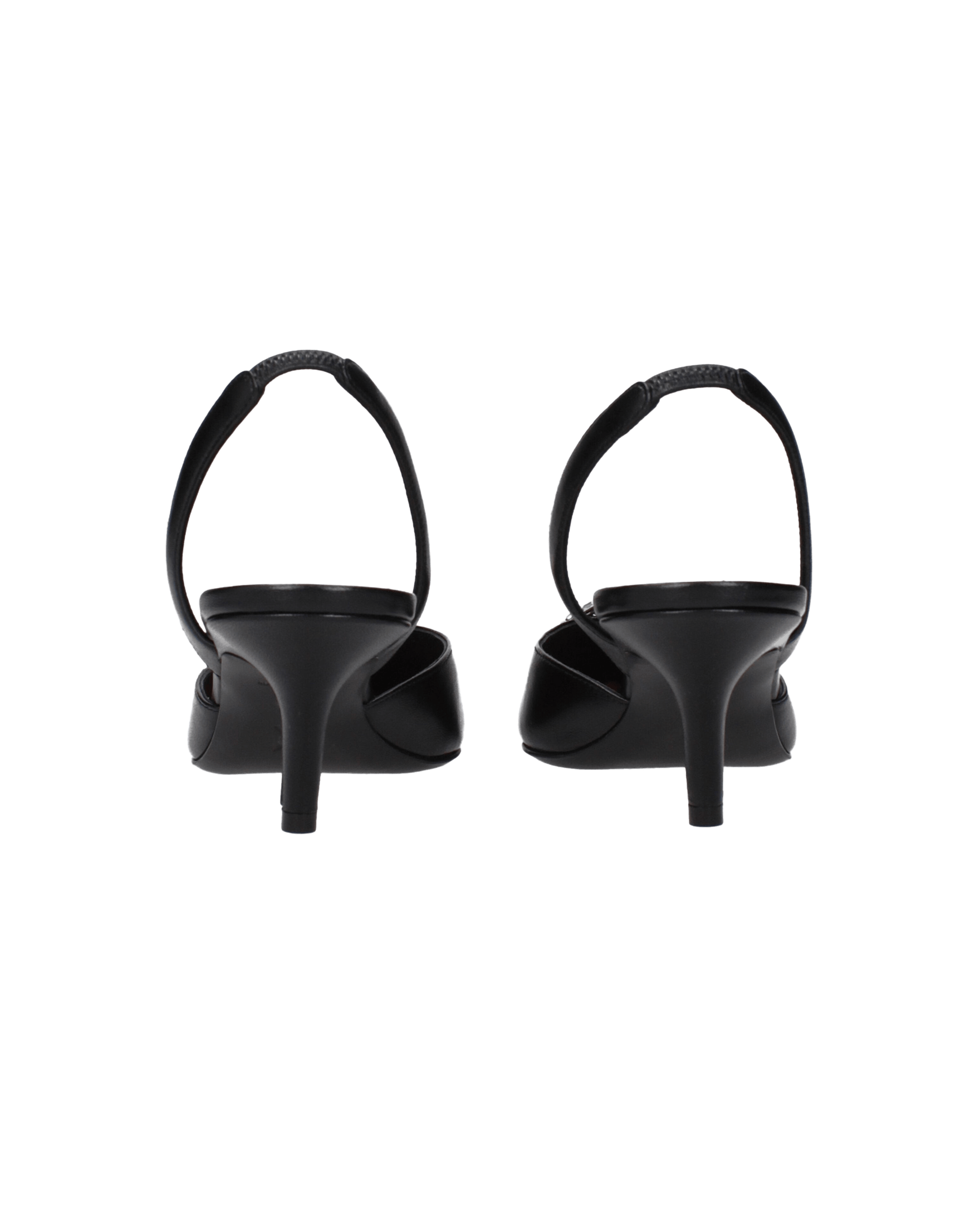 Amina Muaddi Black Leather Pumps Glam Steals