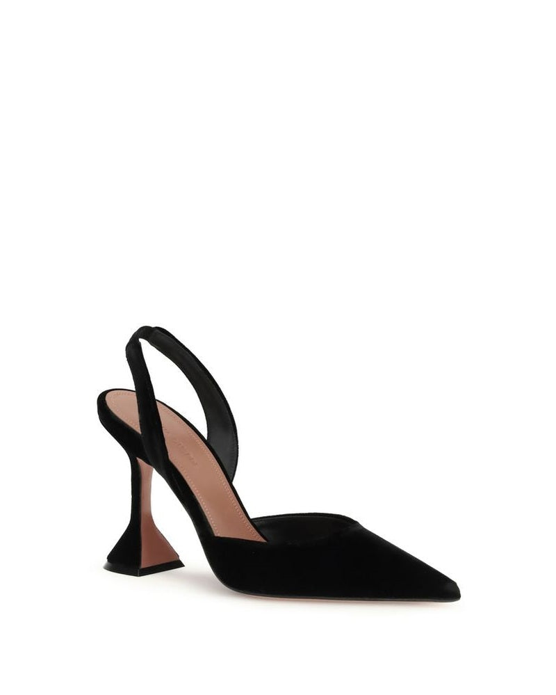 Amina Muaddi Black Rubber Platform Pumps Glam Steals