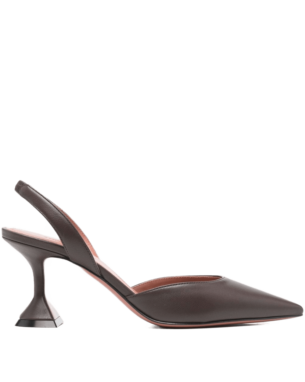 Amina Muaddi Brown Heel Glam Steals