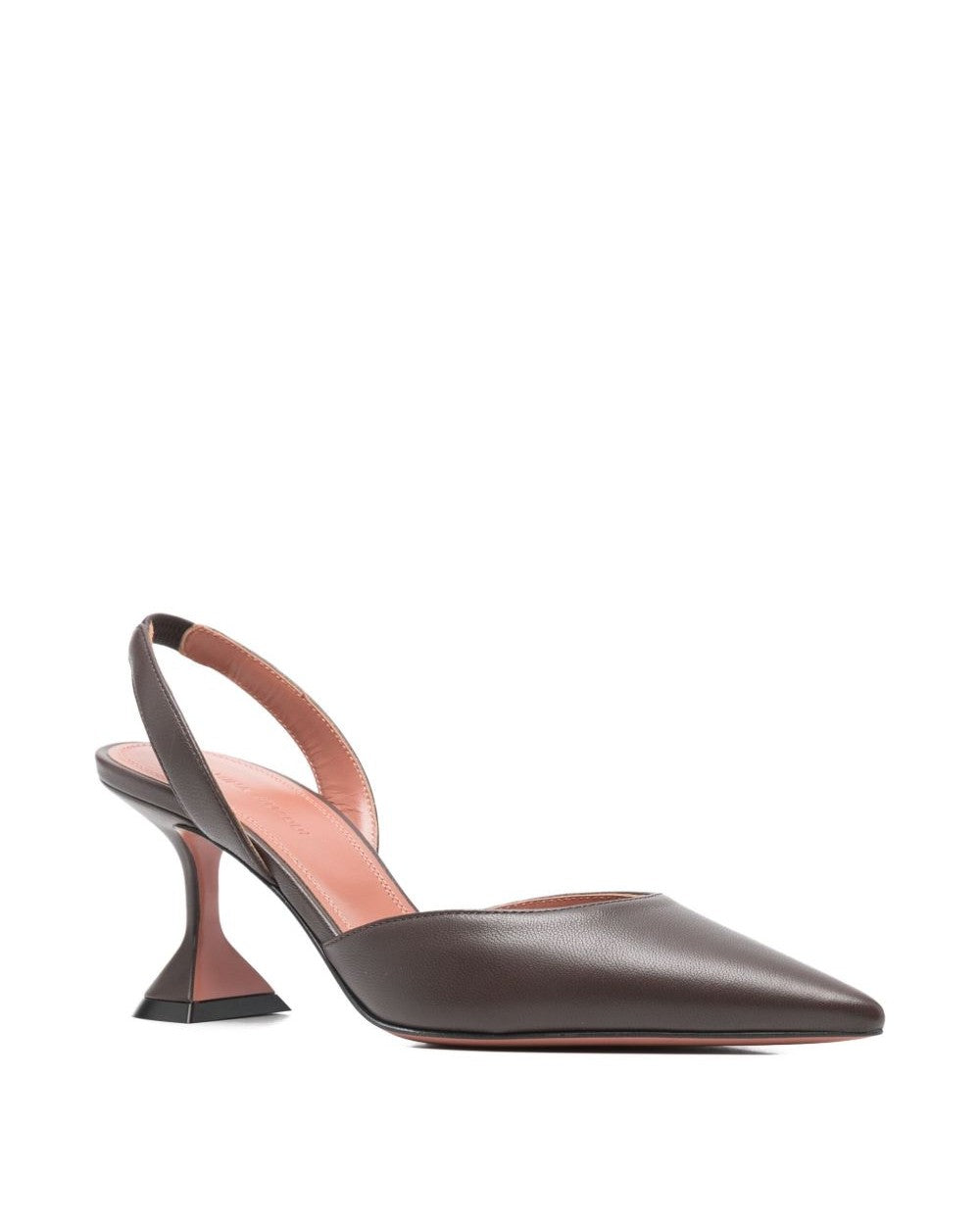 Amina Muaddi Brown Heel Glam Steals
