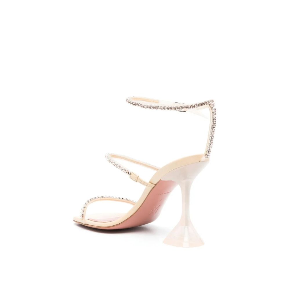 Amina Muaddi Gilda 105Mm Sandals Glam Steals