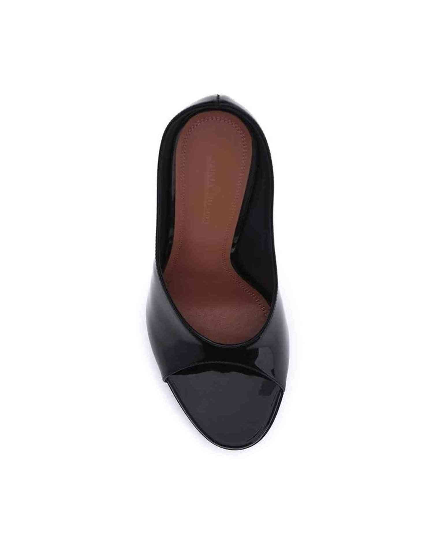 Amina Muaddi Leather Anok Sandals Glam Steals