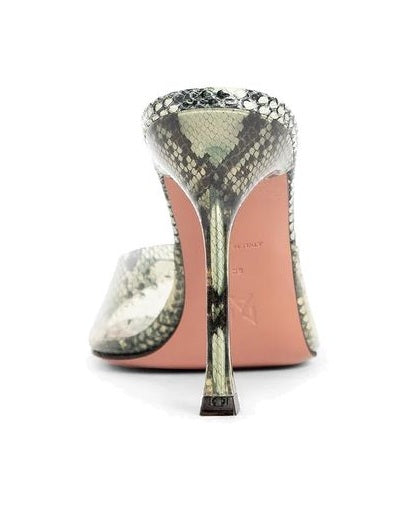 Amina Muaddi Pvc Stiletto Heel Sandals Glam Steals