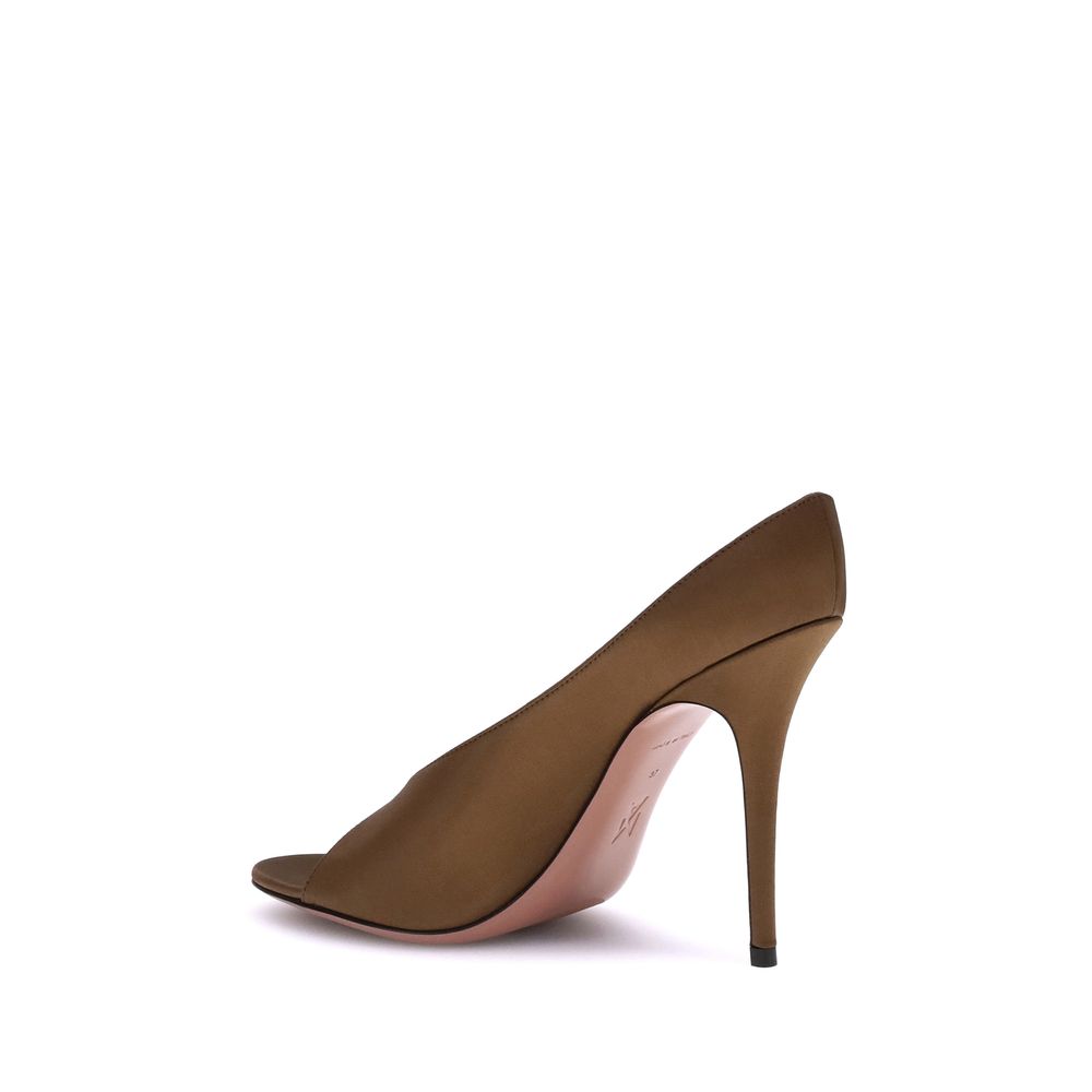 Amina Muaddi Satin Anok Sandals Glam Steals