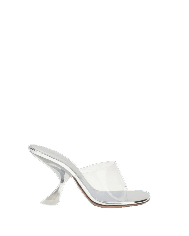 Amina Muaddi Taylor Glass Sandals Glam Steals