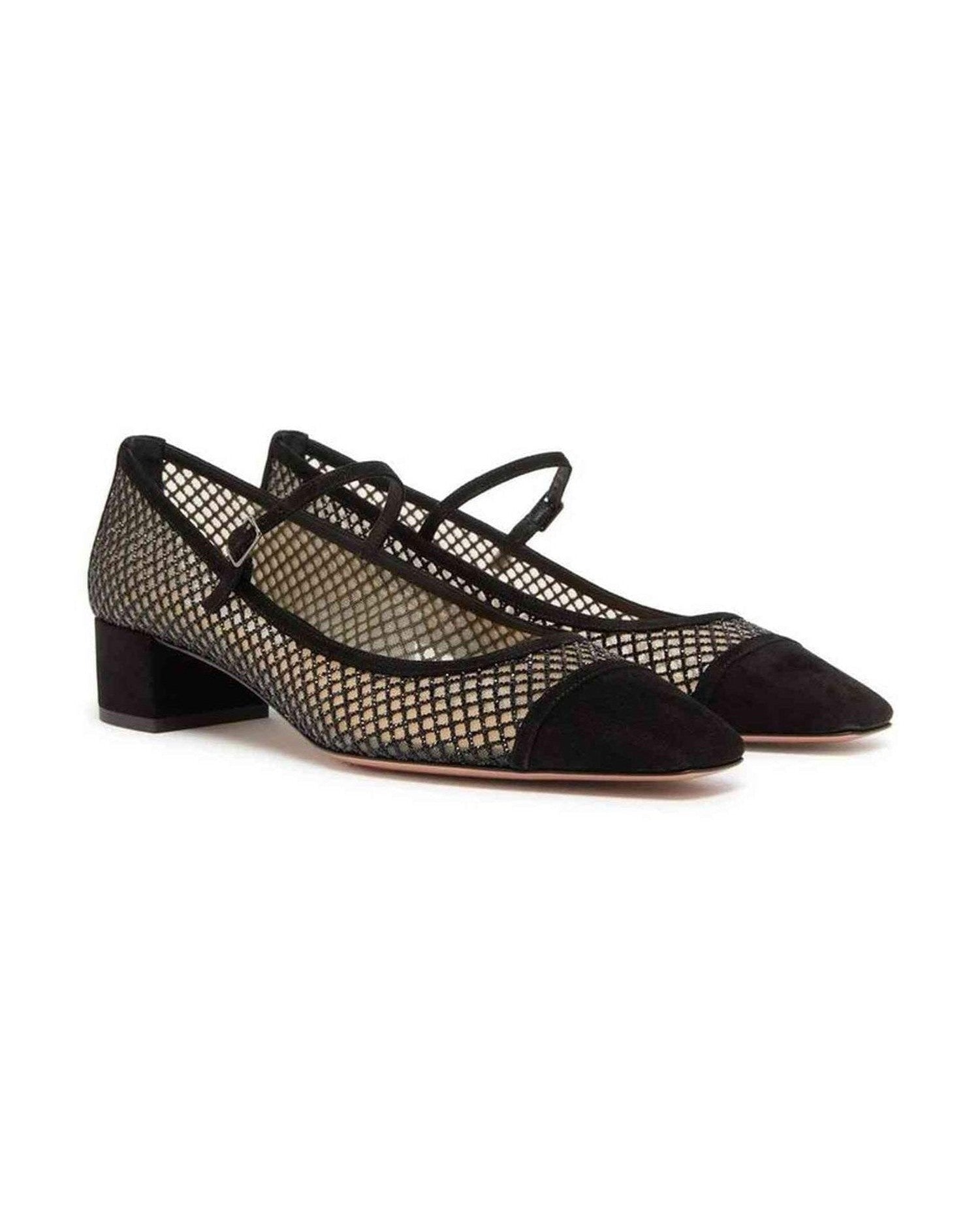 Aquazzura Mesh Mayor Crystals Pumps 35 Glam Steals