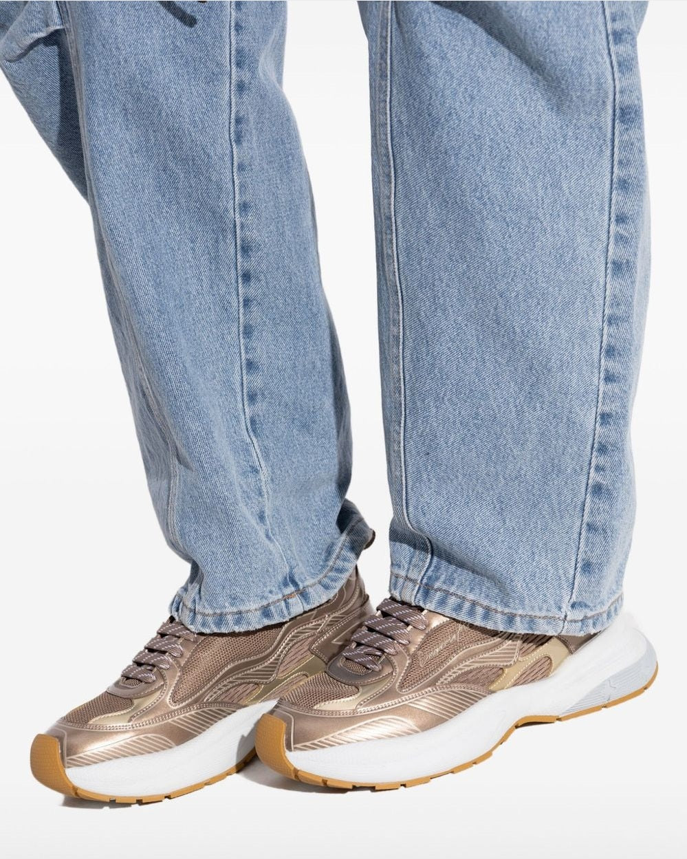 Armani Brown Emporio Exclusive Sneakers Glam Steals