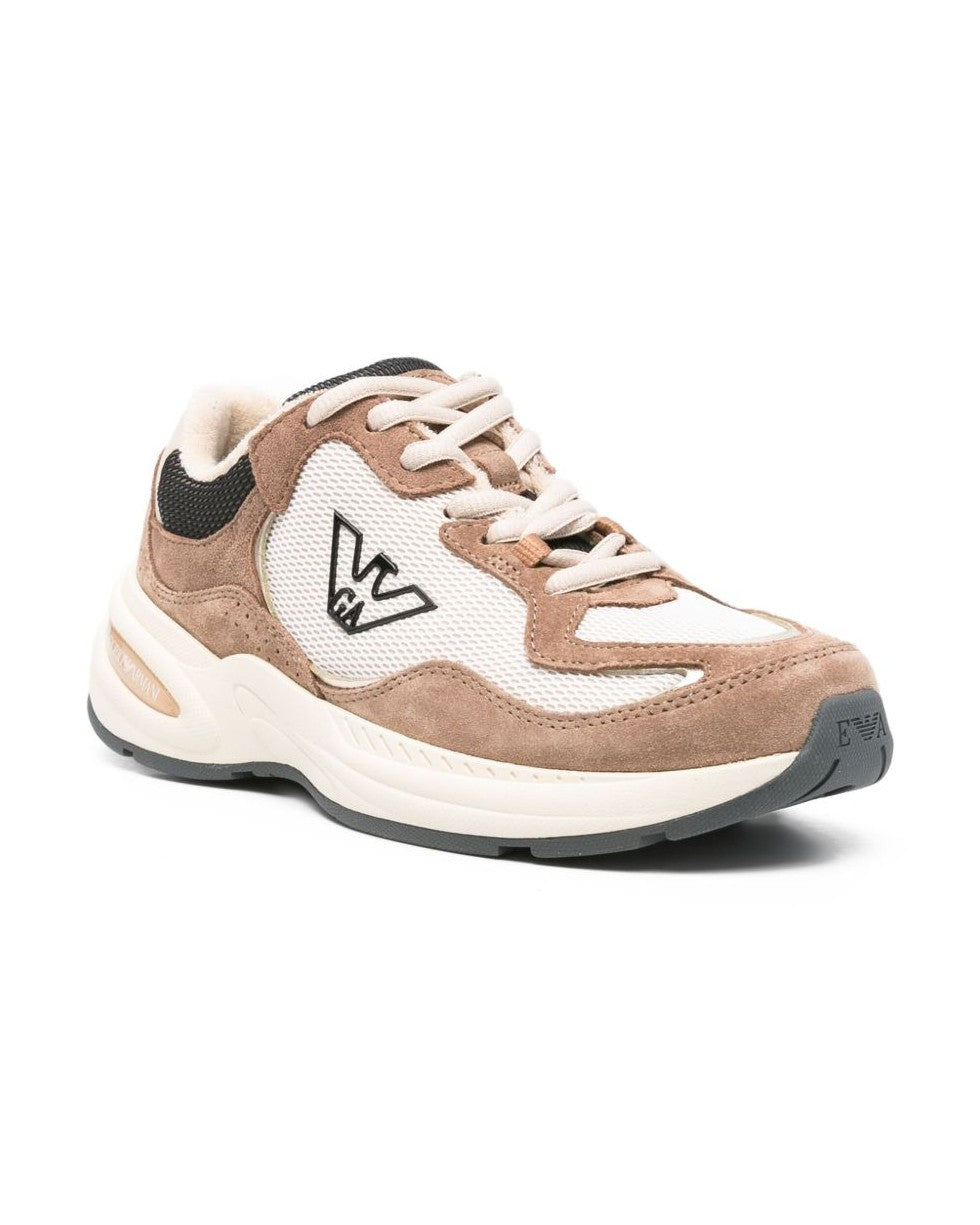 Armani Brown Emporio Exclusive Sneakers Glam Steals