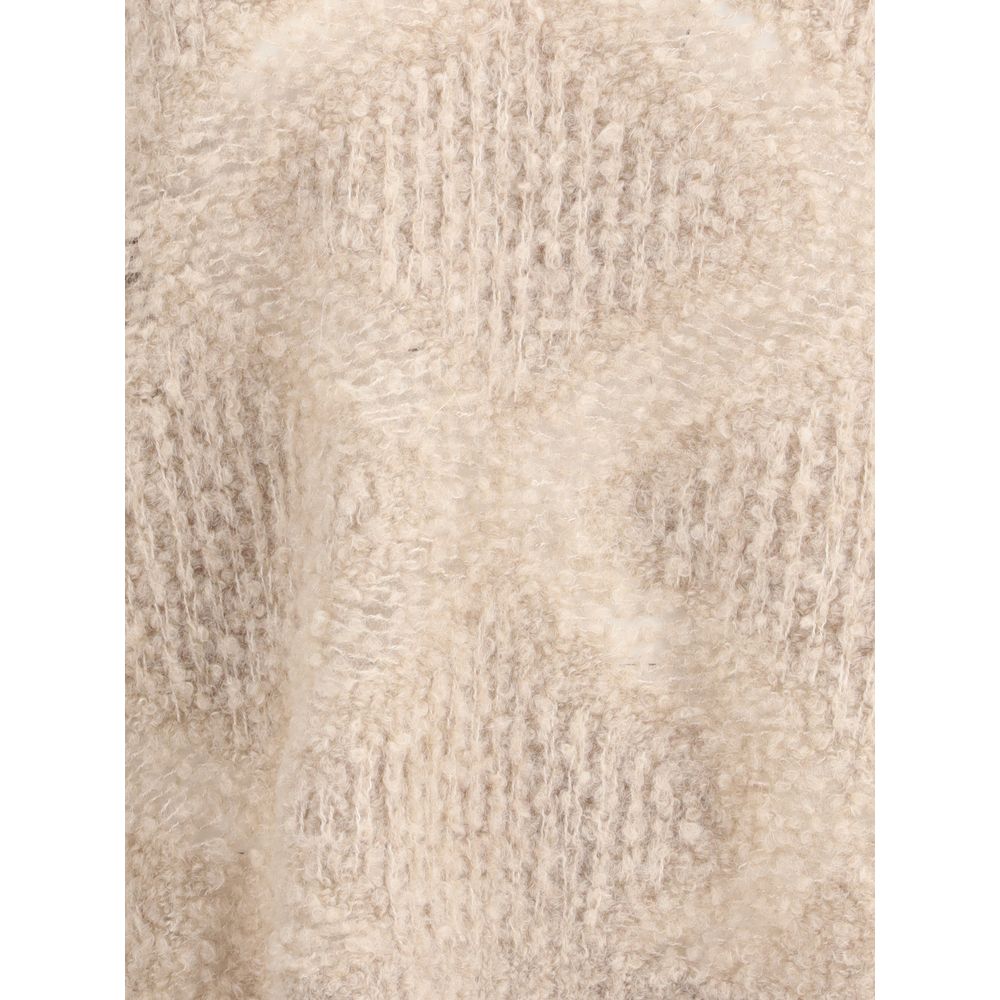 Armani Giorgio V Neck Cashmere and Alpaca Blend Sweater Glam Steals