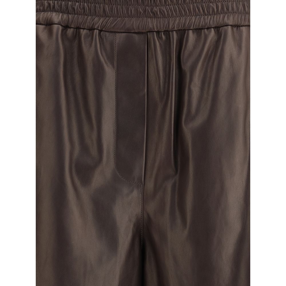 Armani Leather Giorgio Lambskin Nappa Pant Glam Steals