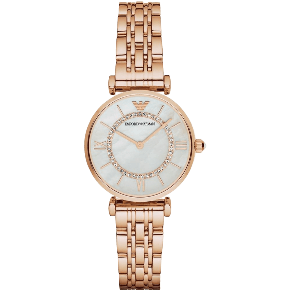 Armani Rose Gold Stainless Steel Watch Glam Steals