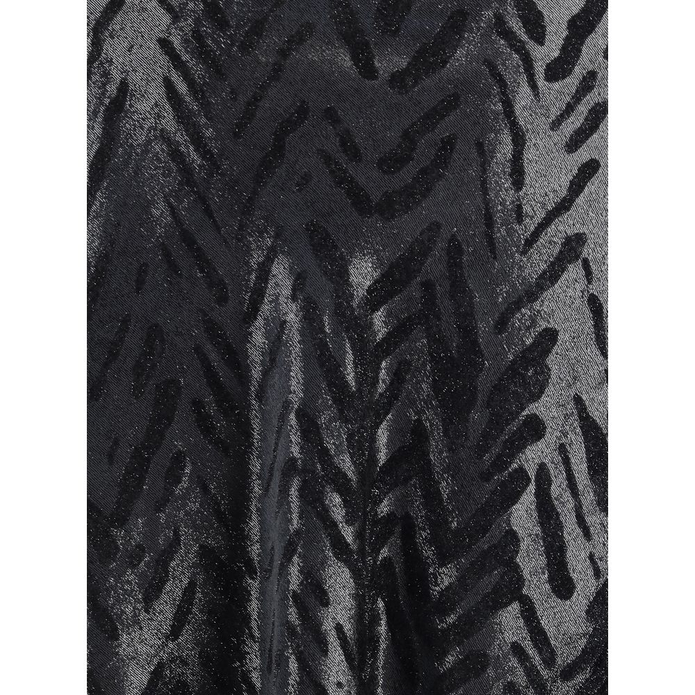 Armani Velvet Giorgio Shawl with Fringes Glam Steals