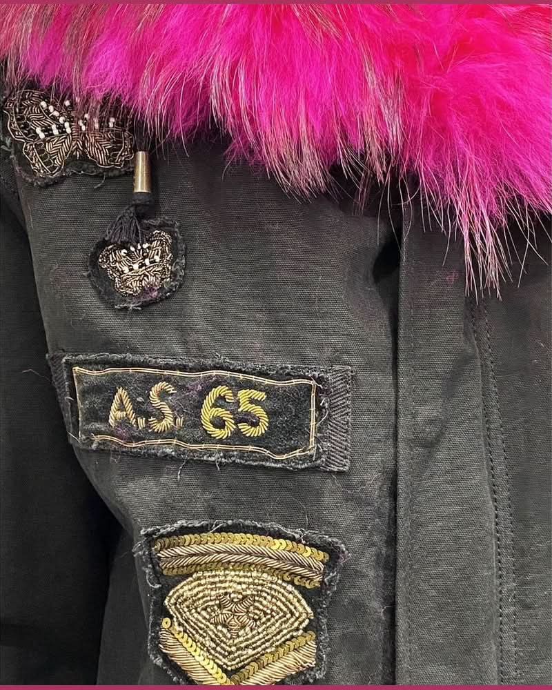 As65 Black Cotton Parka Parkas